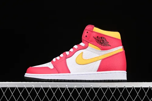 All categories Air Jordan Jordan series basketball shoes Air Jordan 1 High X version Air Jordan 1 "Sail/University Red" AJ1 Joe 1 Olympic white and red high-top basketball shoes 555088-603